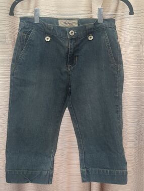 No Fuze Women's Dark Blue Denim Jean Shorts